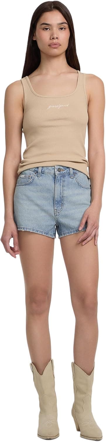 شورت زنانه GUESS کمر بلند وینتیج مدل GJ شورت زنانه GUESS کمر بلند وینتیج مدل GJ