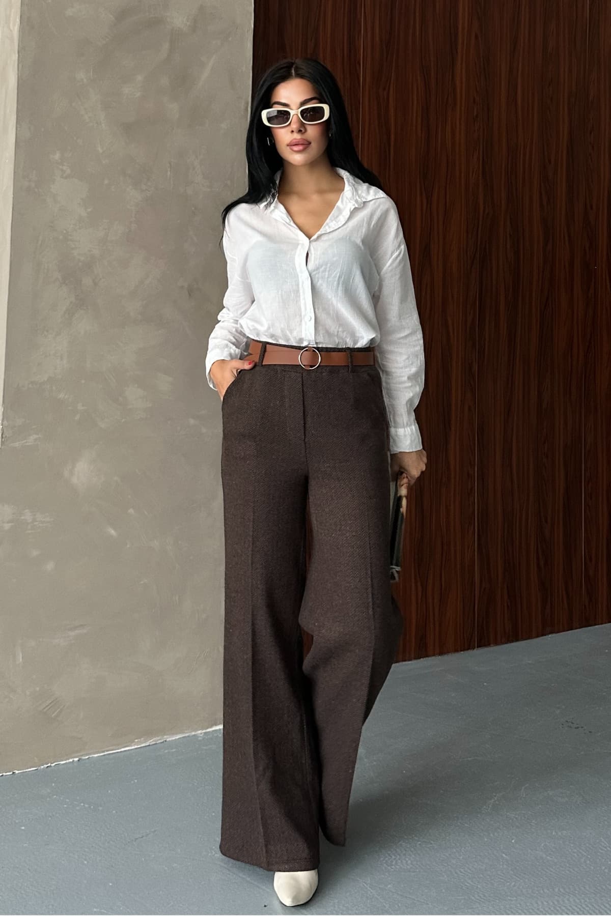 شلوار زنانه macharel jeans طرحدار پاچه گشاد Palazzo شلوار زنانه macharel jeans طرحدار پاچه گشاد Palazzo