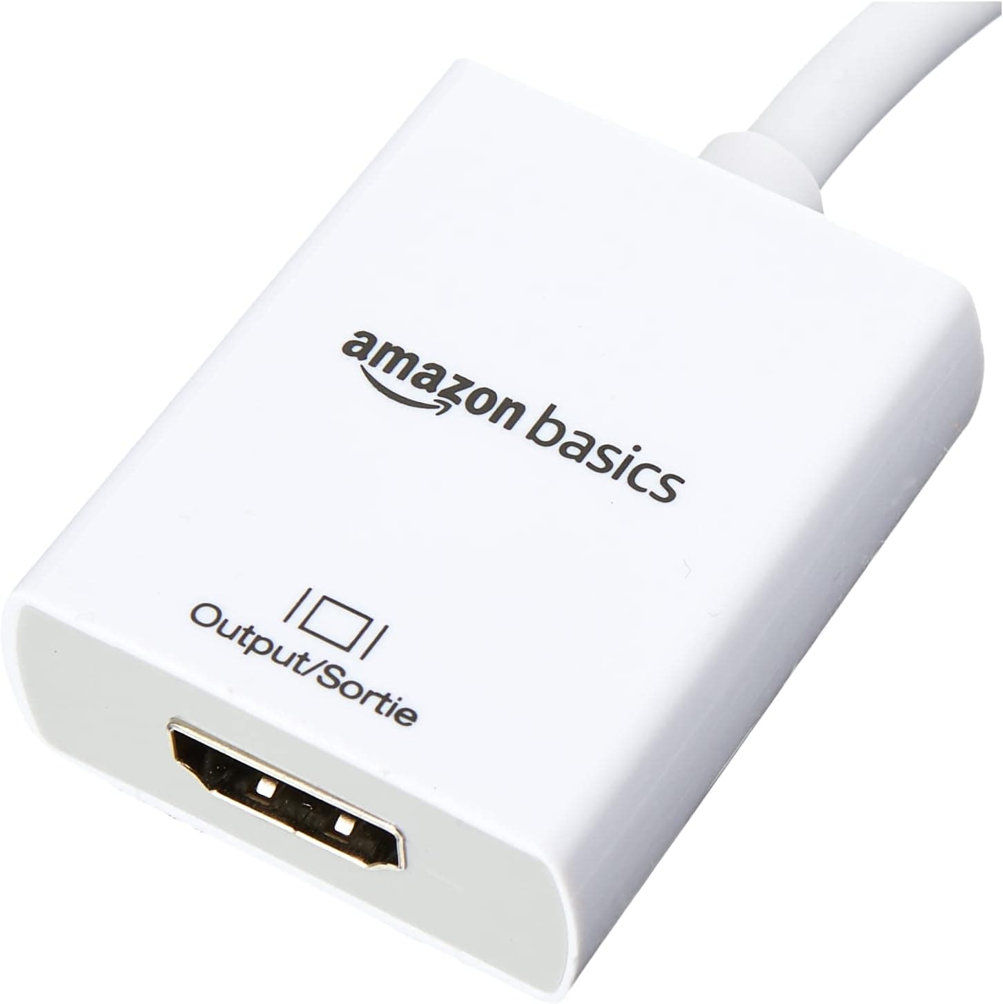 آداپتور Amazon Basics مبدل Mini DisplayPort به HDMI آداپتور Amazon Basics مبدل Mini DisplayPort به HDMI