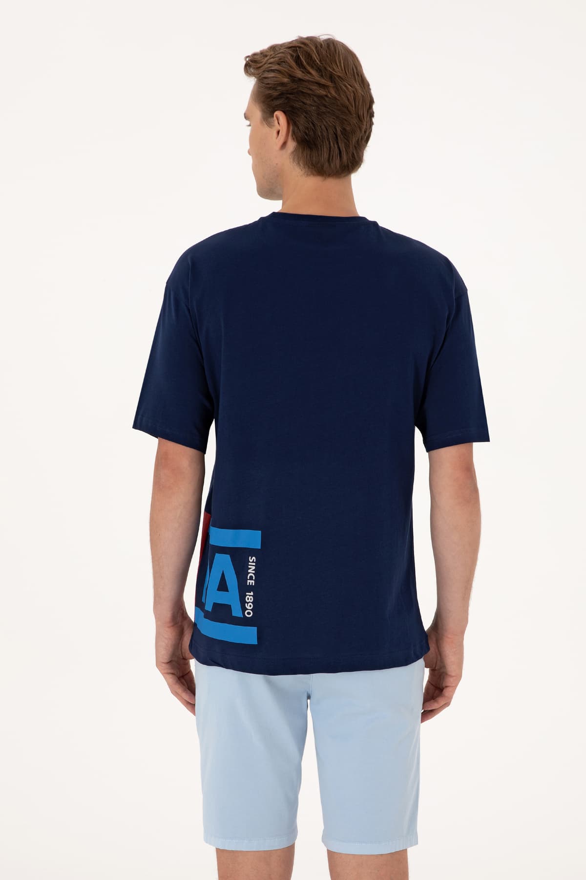 تیشرت مردانه U.S. Polo Assn. فیت راحت یقه گرد سرمهای مدل 50306879-VR033 تیشرت مردانه U.S. Polo Assn. فیت راحت یقه گرد سرمهای مدل 50306879-VR033