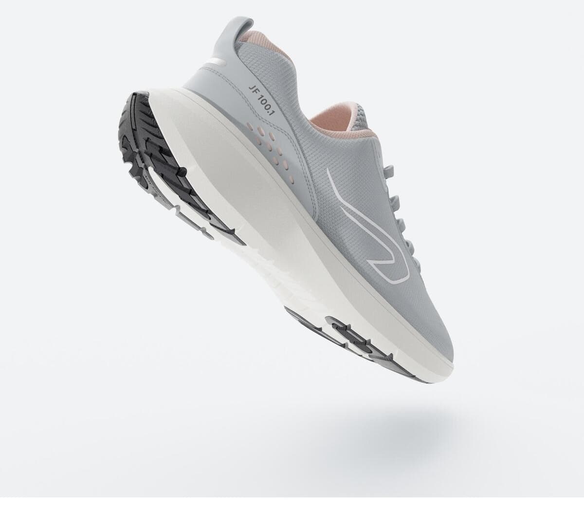 کفش دویدن زنانه Decathlon Kalenji خاکستری مدل Kiprun Jogflow 100.1 کفش دویدن زنانه Decathlon Kalenji خاکستری مدل Kiprun Jogflow 100.1