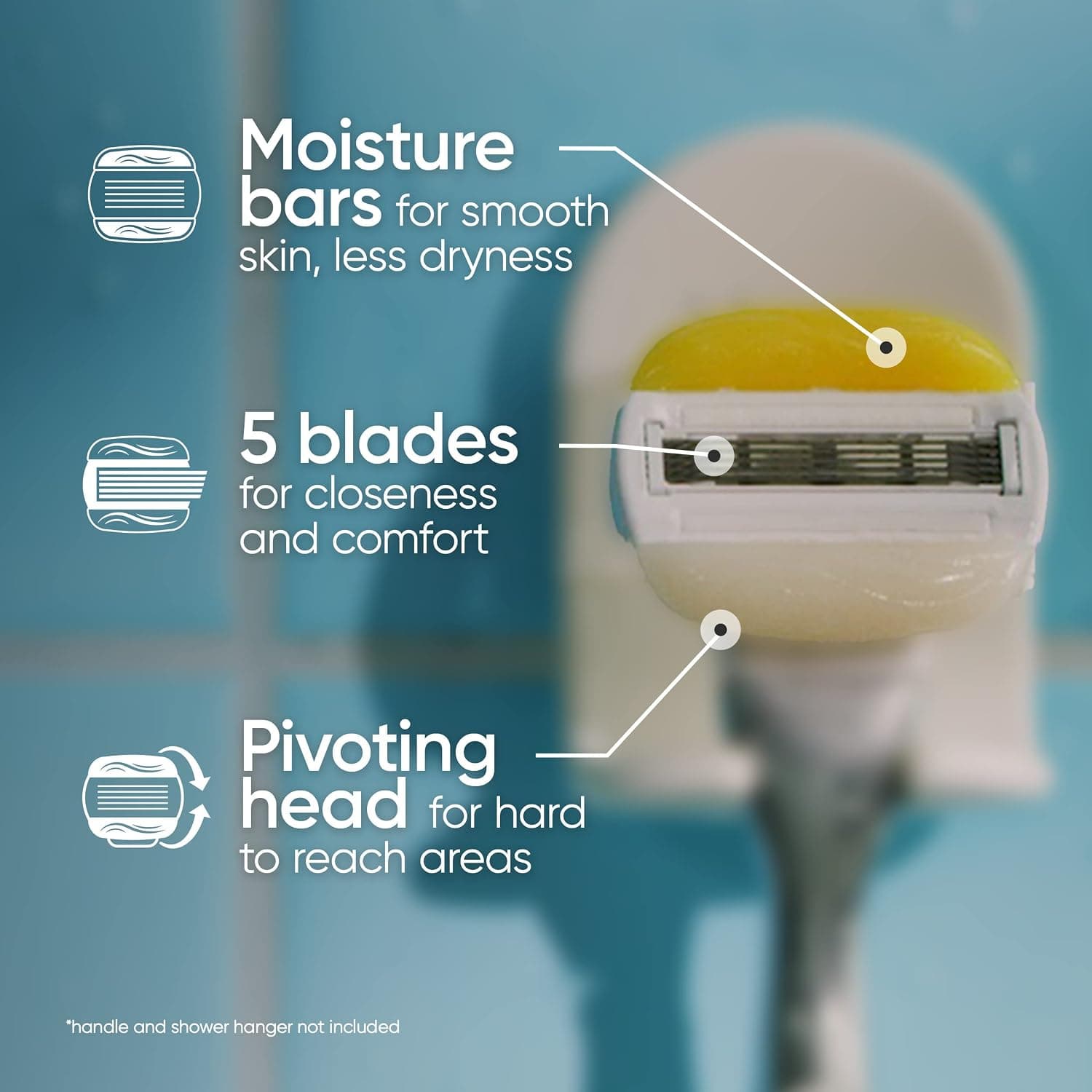 تیغ یدک زنانه Gillette Venus ComfortGlide plus Olay Coconut 6 عددی تیغ یدک زنانه Gillette Venus ComfortGlide plus Olay Coconut 6 عددی