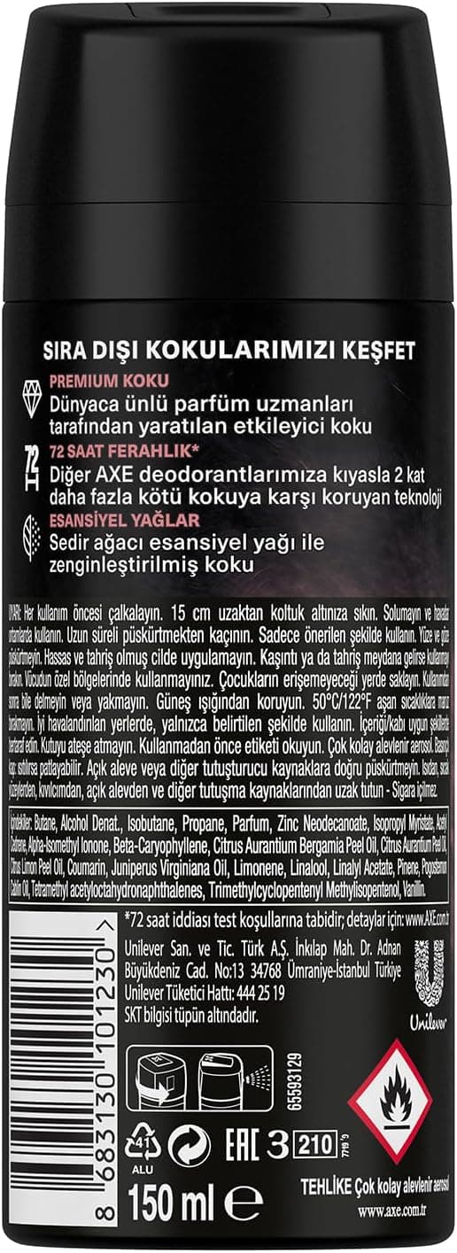 دئودورانت و بادیاسپری مردانه AXE Cocoa Velvet 150 Ml دئودورانت و بادیاسپری مردانه AXE Cocoa Velvet 150 Ml