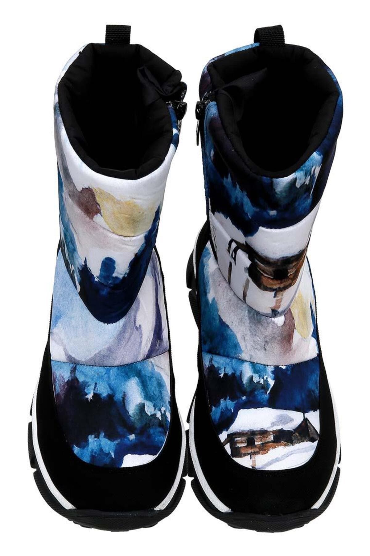 بوت برفی زنانه وگان Dogo چندرنگ طرح Snow and Ink بوت برفی زنانه وگان Dogo چندرنگ طرح Snow and Ink