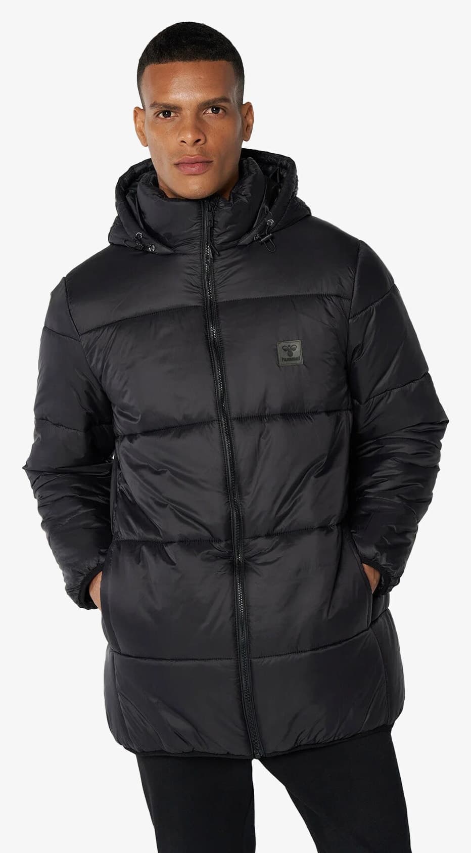 مونت مردانه hummel سیاه مدل Morton Zip Coat 940208-2001 مونت مردانه hummel سیاه مدل Morton Zip Coat 940208-2001