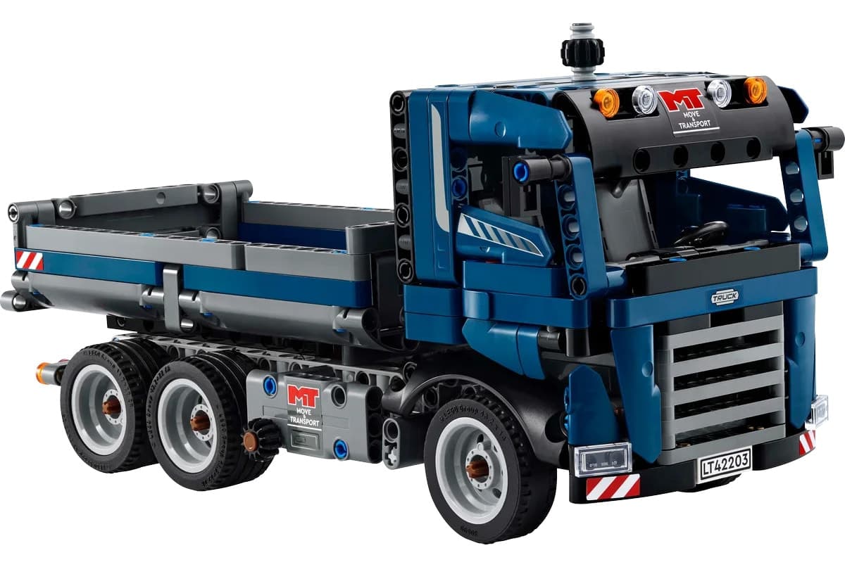 لگو سری Technic کامیون کمپرسیدار مدل 42203 با 462 قطعه لگو سری Technic کامیون کمپرسیدار مدل 42203 با 462 قطعه