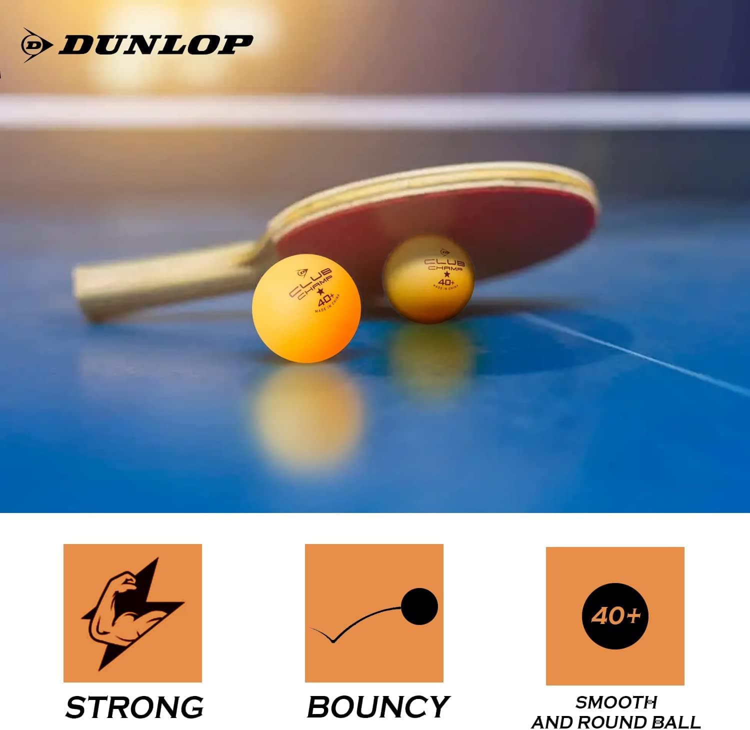 توپ پینگپنگ بزرگسالان یونیسکس Dunlop Sports نارنجی مدل Club Champ 6 تکسایز توپ پینگپنگ بزرگسالان یونیسکس Dunlop Sports نارنجی مدل Club Champ 6 تکسایز