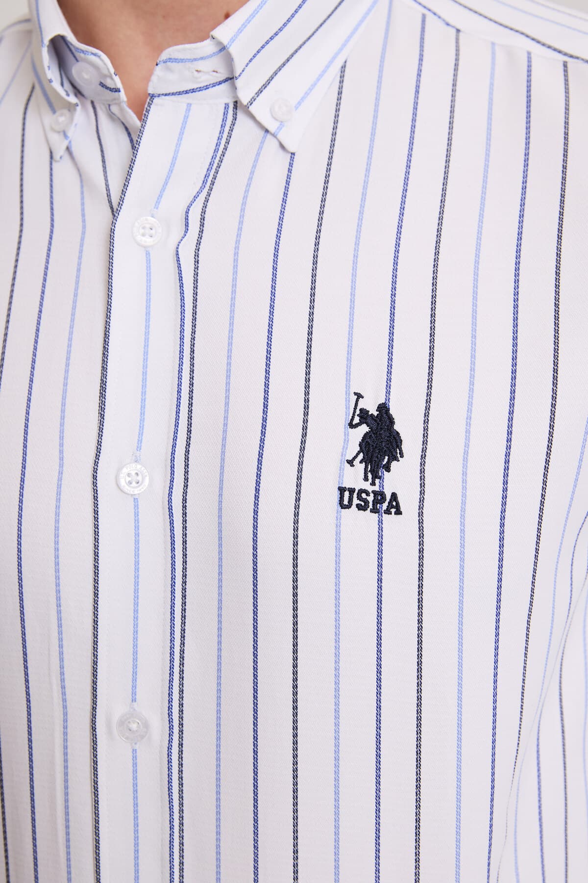 پیراهن مردانه U.S. Polo Assn. آستینبلند سرمهای مدل 50324767-VR033 پیراهن مردانه U.S. Polo Assn. آستینبلند سرمهای مدل 50324767-VR033