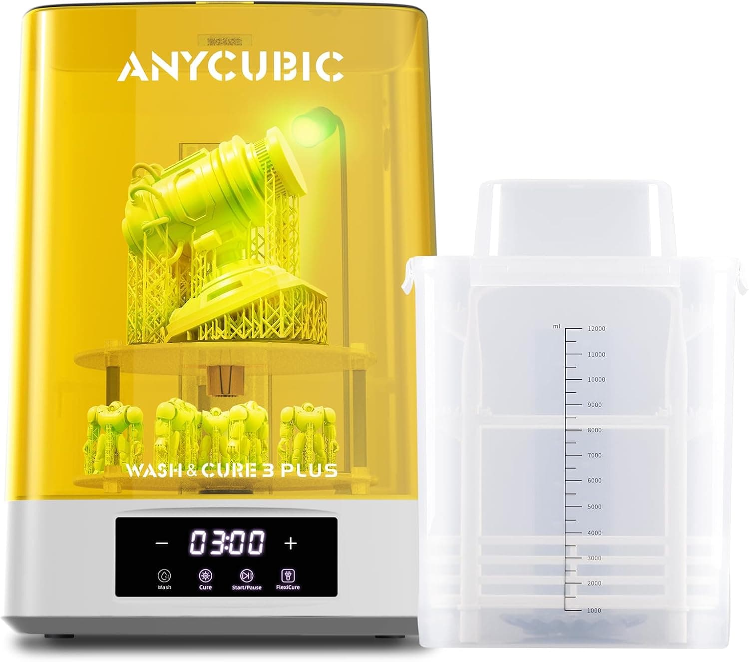 ایستگاه شستشو و پخت ANYCUBIC Wash and Cure 3 Plus برای پرینتر سه بعدی LCD/SLA/DLP ایستگاه شستشو و پخت ANYCUBIC Wash and Cure 3 Plus برای پرینتر سه بعدی LCD/SLA/DLP