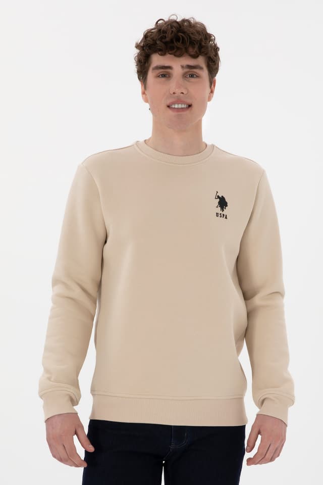 سویشرت مردانه U.S. Polo Assn. یقه گرد فیت معمولی سنگی مدل 50292596-VR049 سویشرت مردانه U.S. Polo Assn. یقه گرد فیت معمولی سنگی مدل 50292596-VR049