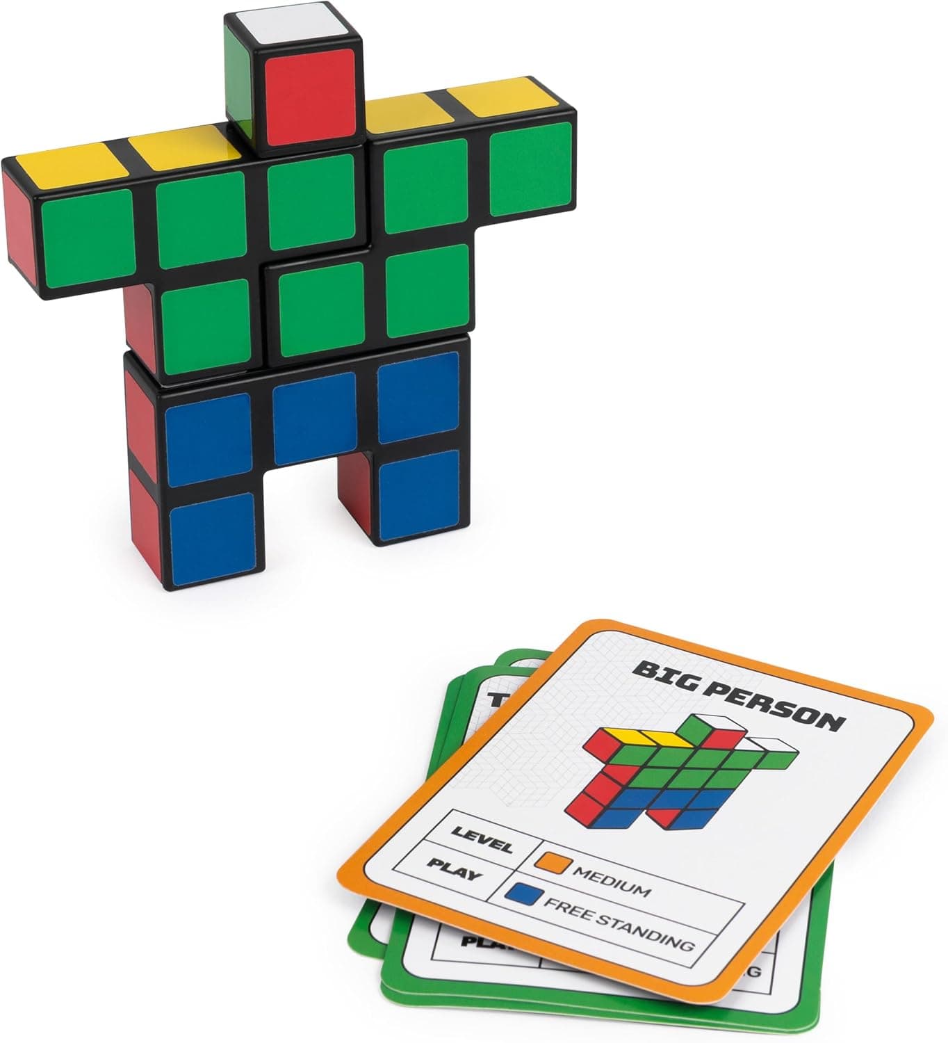 مکعب پازل سهبعدی Rubik's برای کودکان و بزرگسالان، بازی سرعتی حل مسئله مناسب 7+ مکعب پازل سهبعدی Rubik's برای کودکان و بزرگسالان، بازی سرعتی حل مسئله مناسب 7+