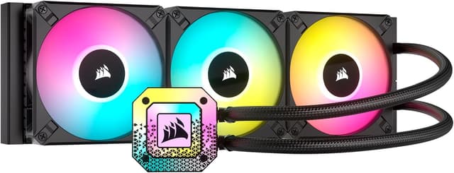 خنککننده مایع پردازنده Corsair دو فن AF140 RGB Elite با رادیاتور 280 mm مشکی سازگار با Intel® LGA 1700، 1200، 115X، 2066 و AMD® AM5، AM4 مدل iCUE H115i Elite CAPELLIX XT خنککننده مایع پردازنده Corsair دو فن AF140 RGB Elite با رادیاتور 280 mm مشکی سازگار با Intel® LGA 1700، 1200، 115X، 2066 و AMD® AM5، AM4 مدل iCUE H115i Elite CAPELLIX XT