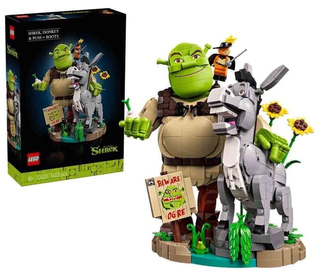 لگو 72423 Shrek برای بزرگسالان با ژست قابل تنظیم لگو 72423 Shrek برای بزرگسالان با ژست قابل تنظیم