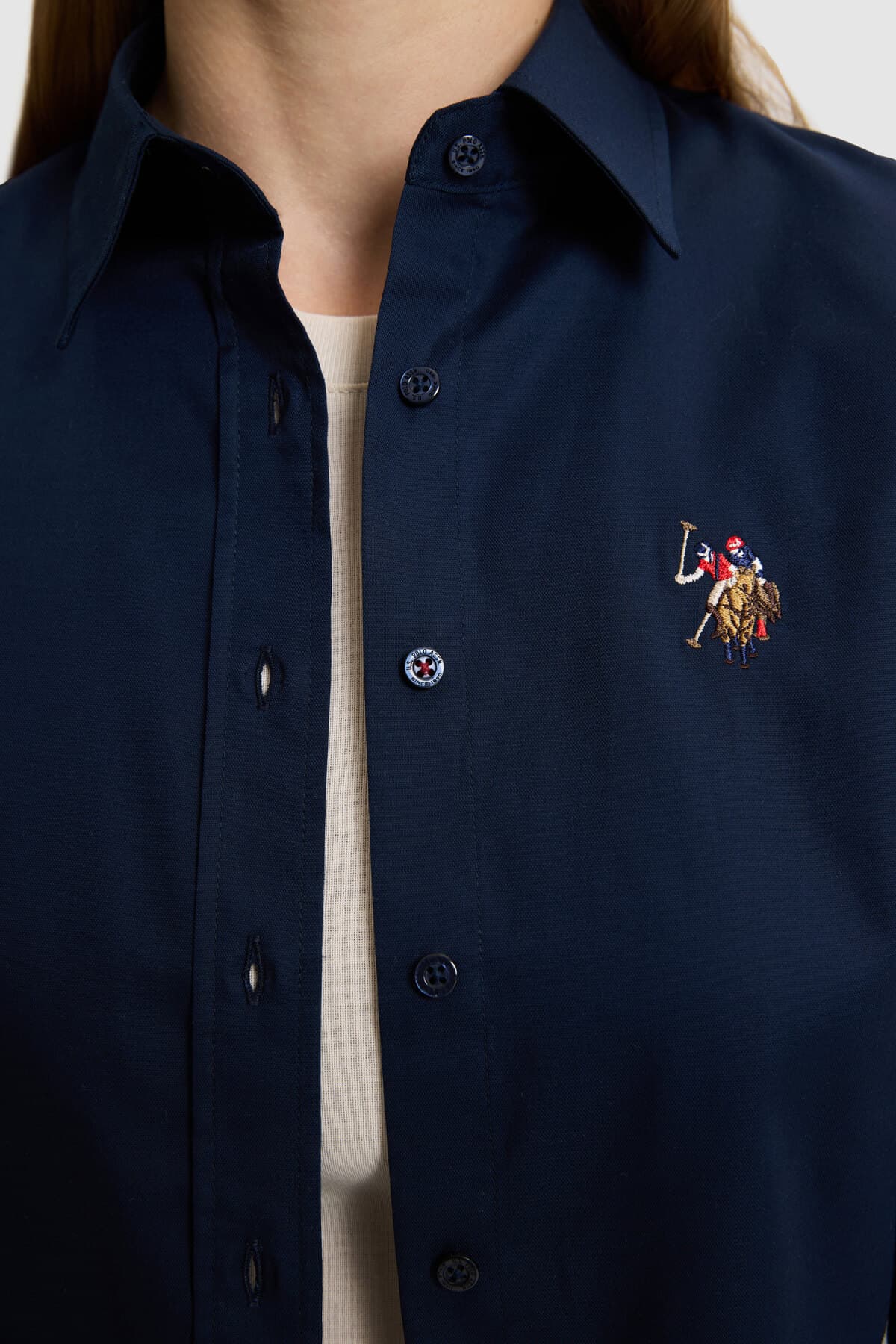 پیراهن زنانه U.S. Polo Assn. سرمهای آستین بلند Basic مدل 50329503-VR033 پیراهن زنانه U.S. Polo Assn. سرمهای آستین بلند Basic مدل 50329503-VR033