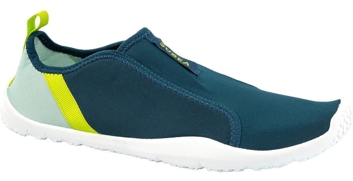 کفش دریایی زنانه Decathlon Subea سرمهای و زرد مدل Aquashoes 120 کفش دریایی زنانه Decathlon Subea سرمهای و زرد مدل Aquashoes 120