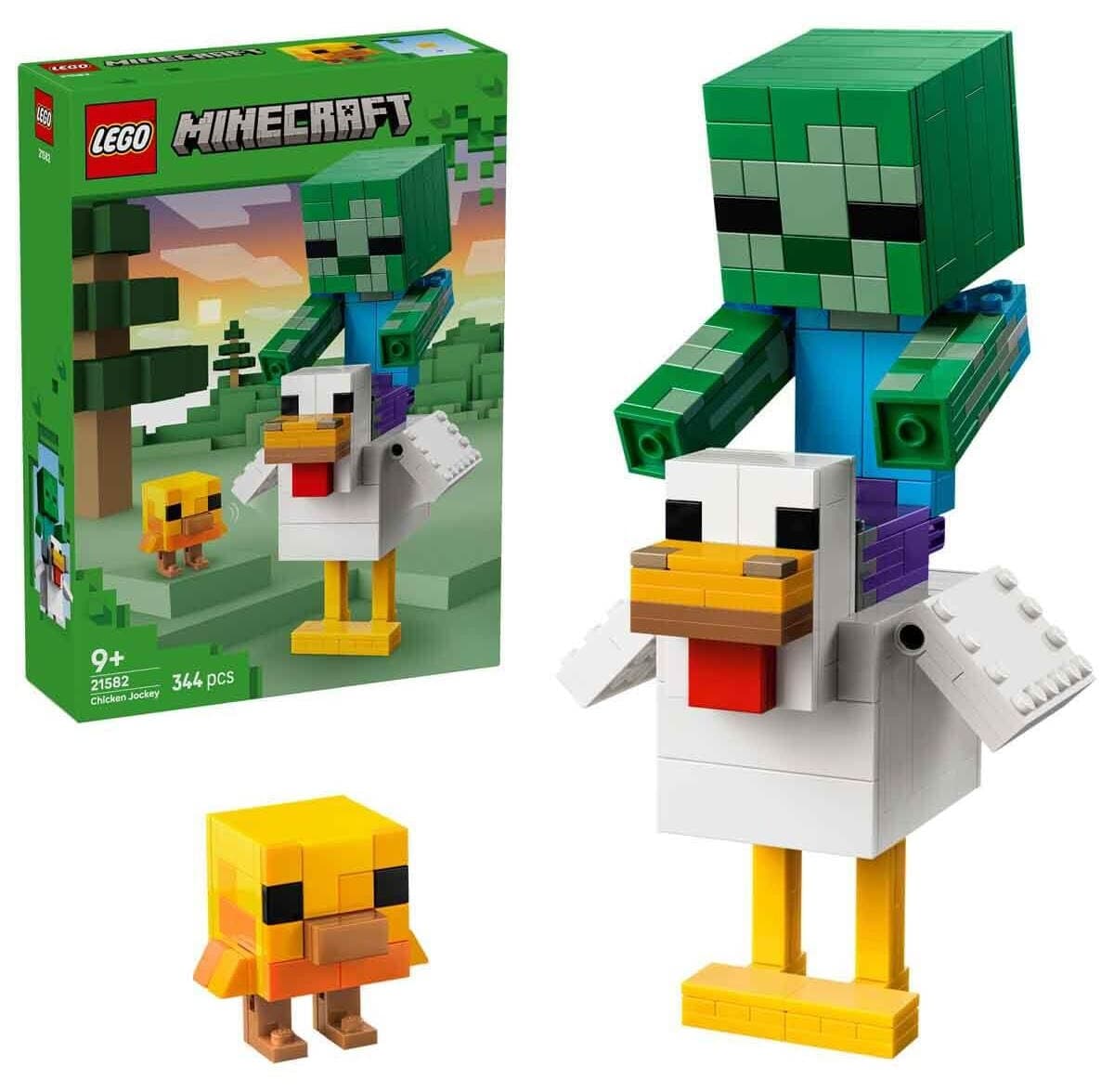 لگو Minecraft مرغ جاکی مدل 21582 با 344 قطعه لگو Minecraft مرغ جاکی مدل 21582 با 344 قطعه
