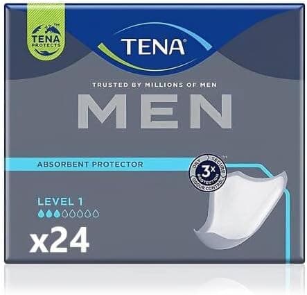 پد جذب ادرار مردانه TENA سطح 1، 24 عدد پد جذب ادرار مردانه TENA سطح 1، 24 عدد