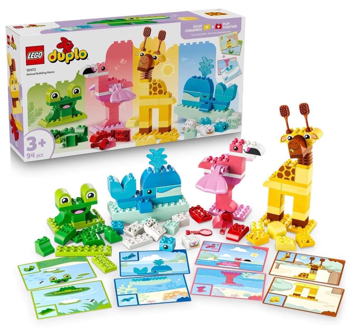 لگو DUPLO آموزشی حیوانات مدل 10472 ۹۴ قطعه 3+ سال لگو DUPLO آموزشی حیوانات مدل 10472 ۹۴ قطعه 3+ سال