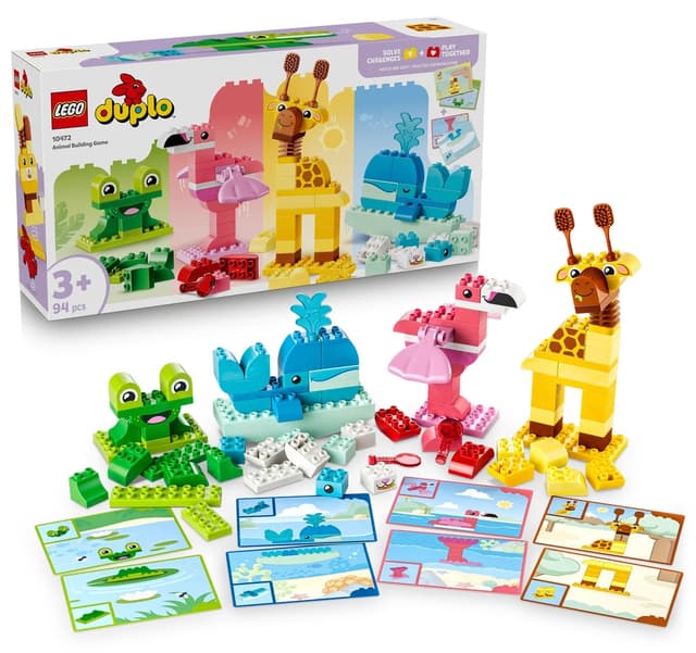 لگو DUPLO آموزشی حیوانات مدل 10472 ۹۴ قطعه 3+ سال لگو DUPLO آموزشی حیوانات مدل 10472 ۹۴ قطعه 3+ سال