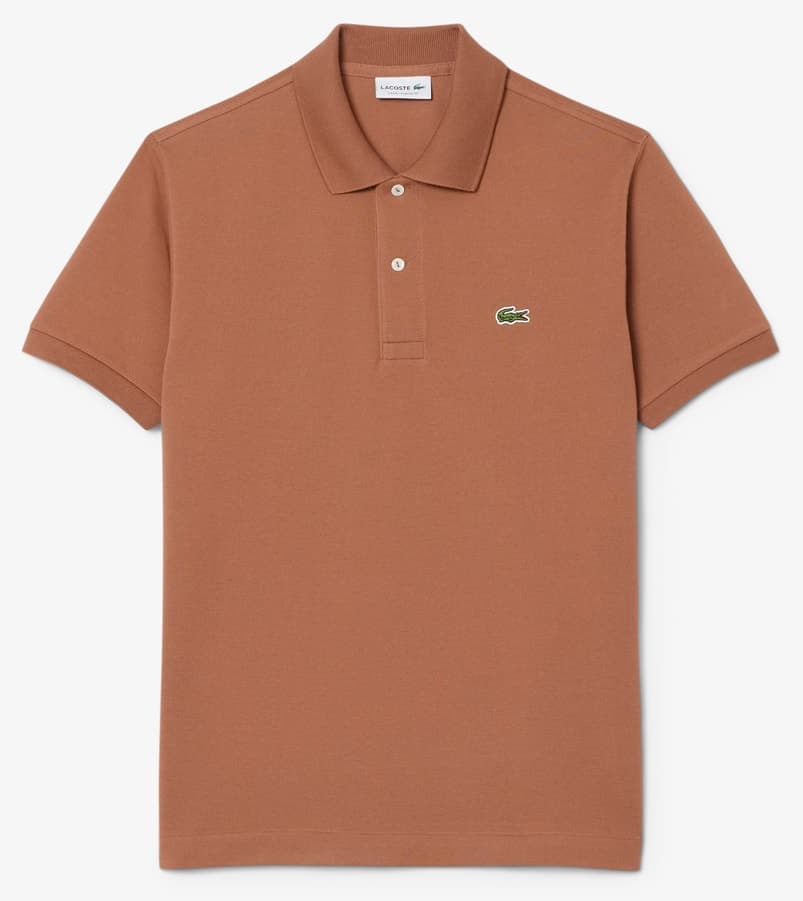 پولوشرت مردانه Lacoste فیت کلاسیک قهوهای مدل L.12.12 پولوشرت مردانه Lacoste فیت کلاسیک قهوهای مدل L.12.12
