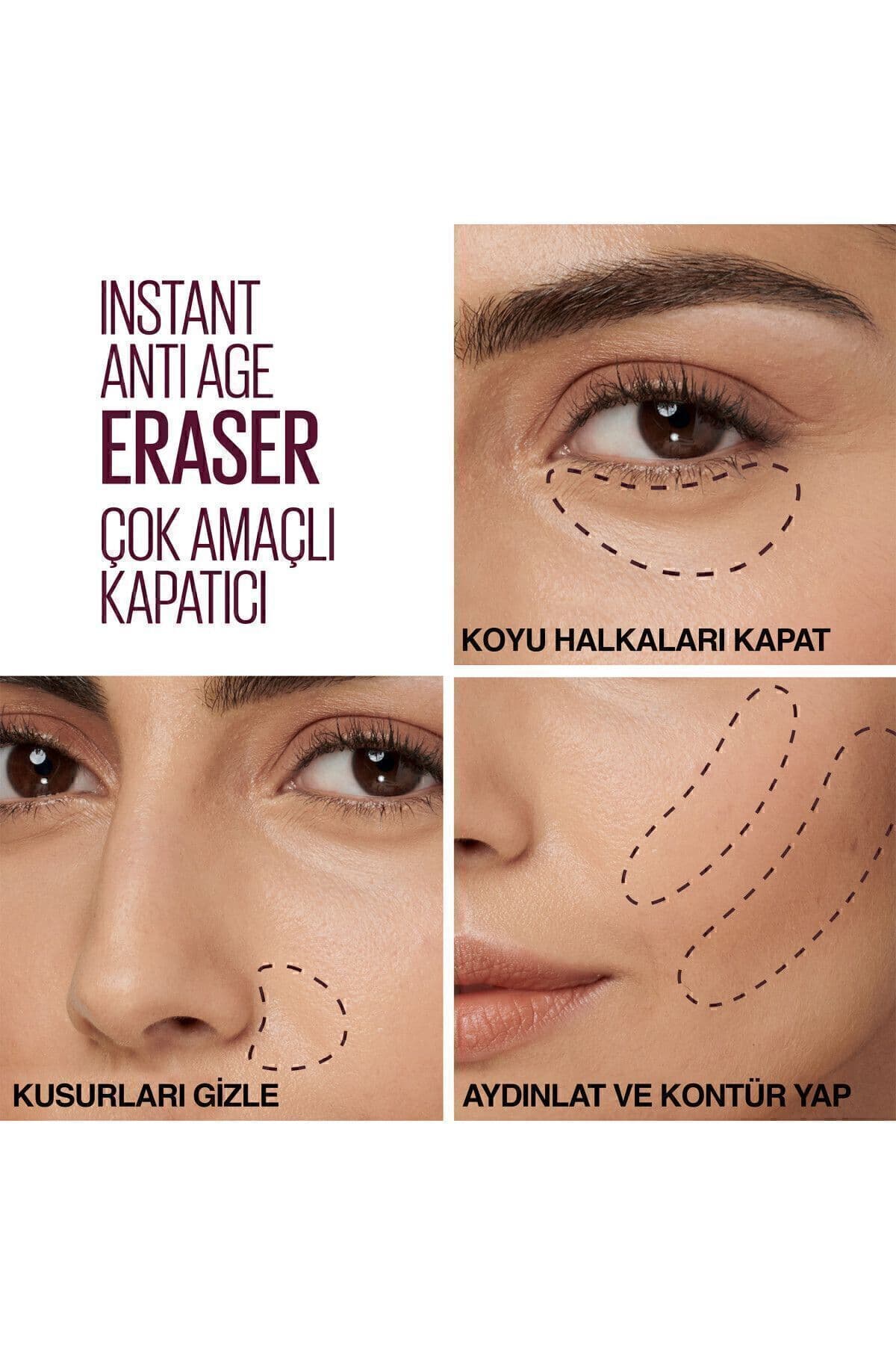 کانسیلر Maybelline New York Instant Anti Age Eraser رنگ 00 Ivory کانسیلر Maybelline New York Instant Anti Age Eraser رنگ 00 Ivory