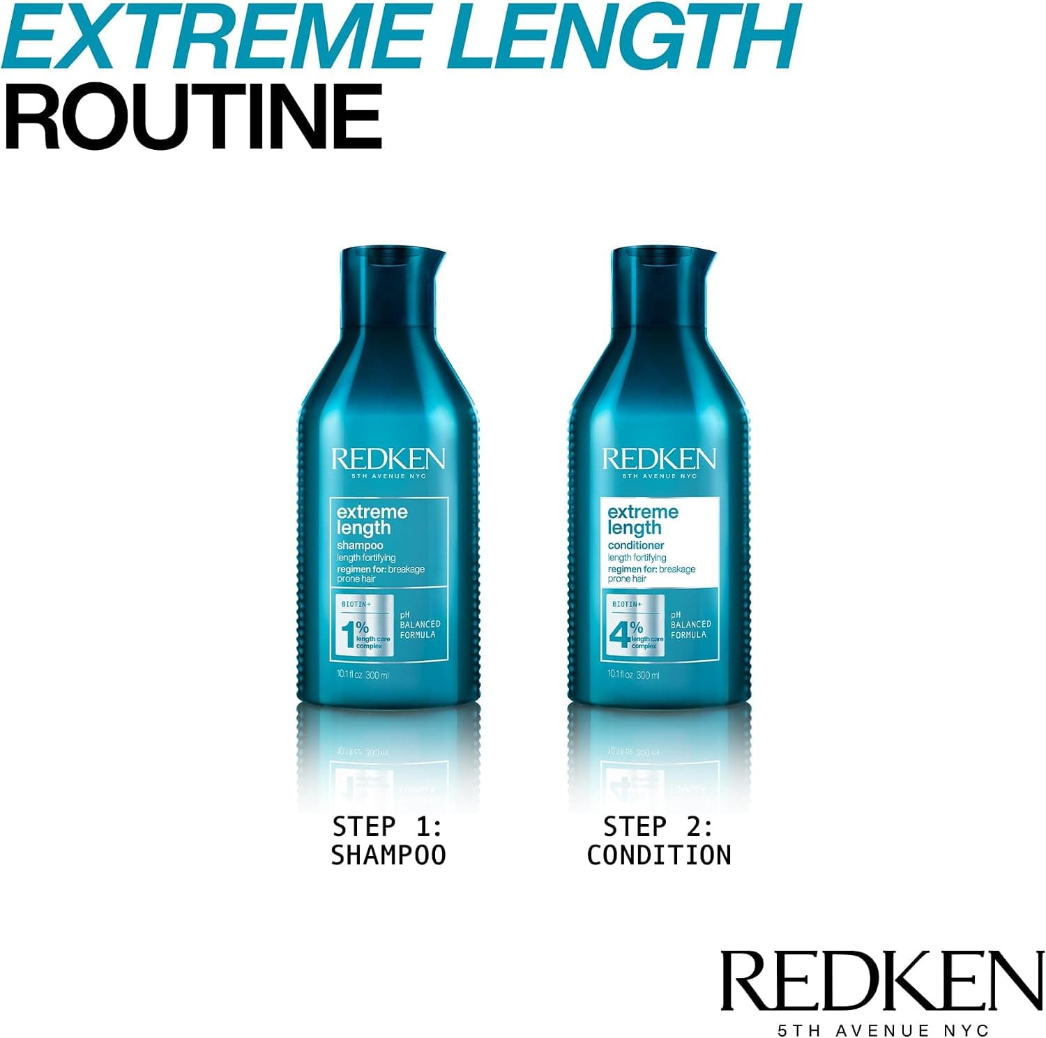 شامپو بیوتین Redken Extreme Length مخصوص موهای بلندتر 300ml شامپو بیوتین Redken Extreme Length مخصوص موهای بلندتر 300ml
