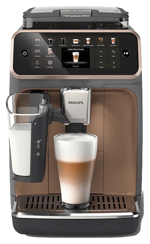 اسپرسوساز تماماتوماتیک Philips مشکی برنزی مدل EP5544/80 اسپرسوساز تماماتوماتیک Philips مشکی برنزی مدل EP5544/80