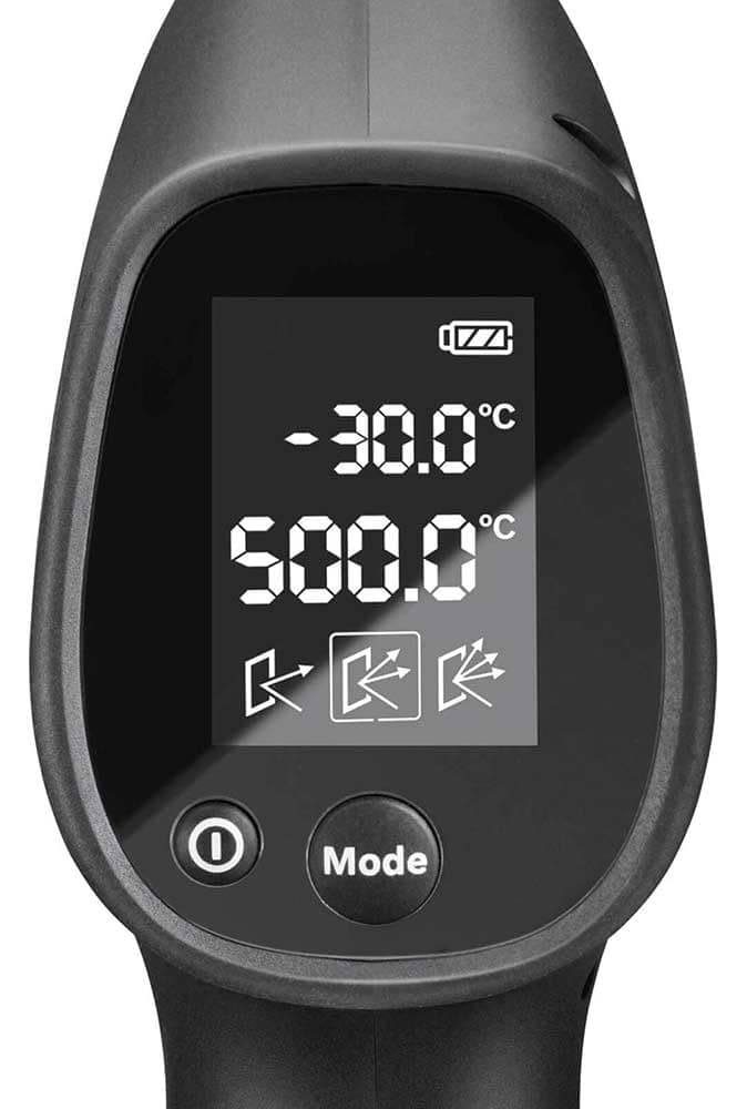 ترمومتر مادون قرمز Bosch مدل UniversalTemp بازه -30 تا +500 درجه سانتیگراد ترمومتر مادون قرمز Bosch مدل UniversalTemp بازه -30 تا +500 درجه سانتیگراد