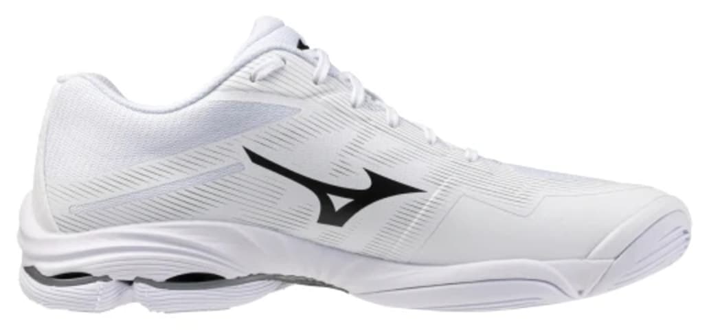 کفش والیبال یونیسکس Mizuno سفید خاکستری مدل Wave Lightning Pro کفش والیبال یونیسکس Mizuno سفید خاکستری مدل Wave Lightning Pro