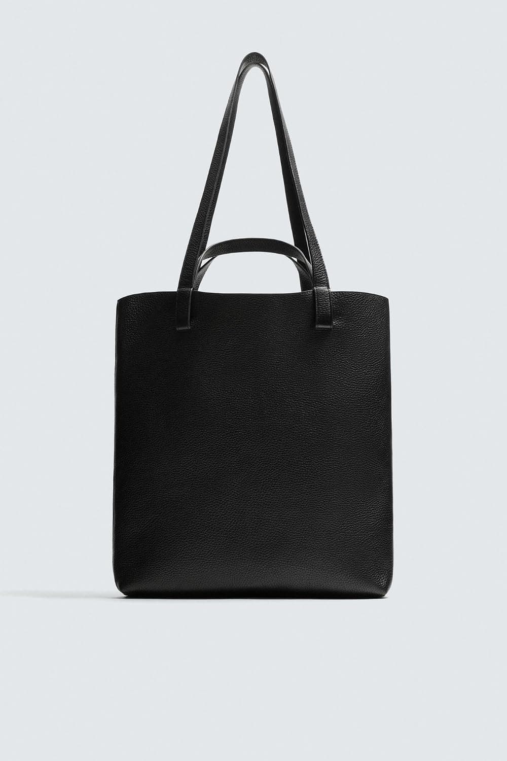 کیف توت چرمی زنانه Zara مشکی سایز استاندارد کیف توت چرمی زنانه Zara مشکی سایز استاندارد