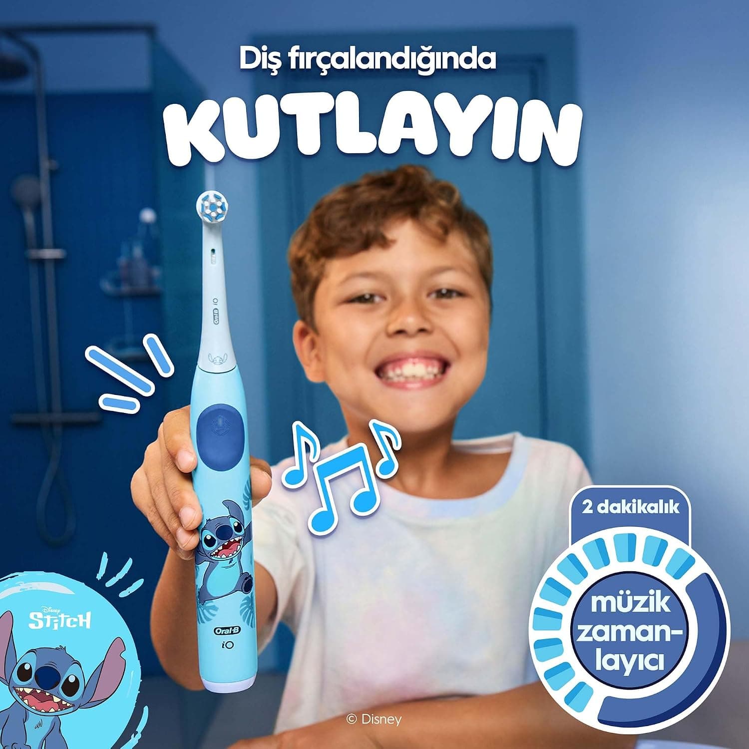 مسواک شارژی کودک 6+ Oral-B iO Stitch مسواک شارژی کودک 6+ Oral-B iO Stitch