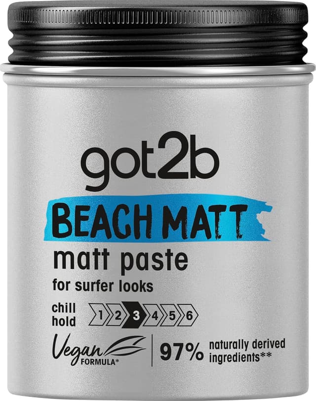 خمیر مو Got2B Schwarzkopf مات Beach Matt 100ml خمیر مو Got2B Schwarzkopf مات Beach Matt 100ml