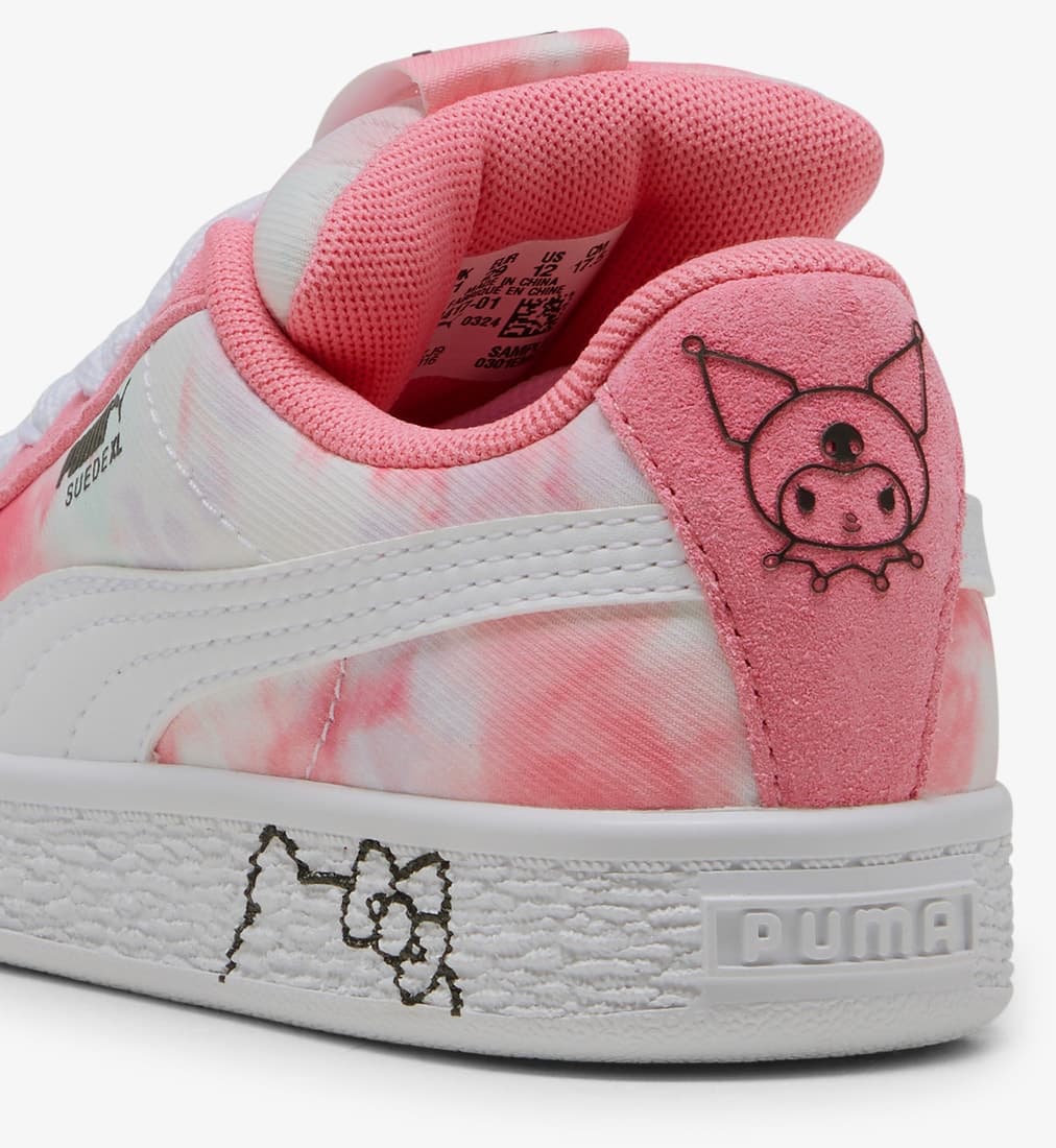 کفش ورزشی بچگانه Puma صورتی Suede Hello Kitty Friends کفش ورزشی بچگانه Puma صورتی Suede Hello Kitty Friends