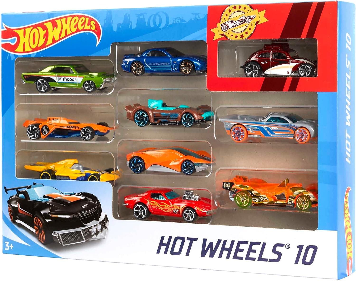 مجموعه 10تایی ماشین Hot Wheels مدل 54886 مجموعه 10تایی ماشین Hot Wheels مدل 54886