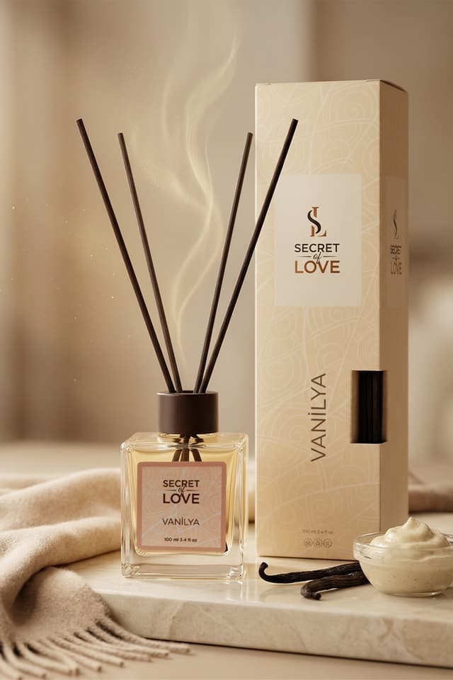 خوشبوکننده هوای Secret of Love با چوب بامبو رایحه وانیل 100 ml خوشبوکننده هوای Secret of Love با چوب بامبو رایحه وانیل 100 ml