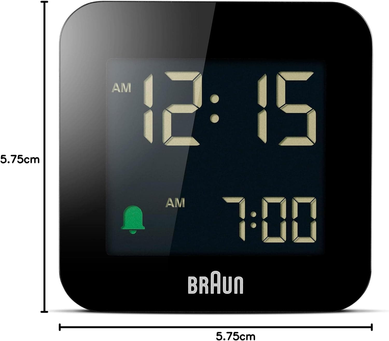 ساعت زنگدار دیجیتال سفری Braun مشکی با آلارم Crescendo، نمایشگر LCD منفی و تنظیم سریع، مدل BC08B ساعت زنگدار دیجیتال سفری Braun مشکی با آلارم Crescendo، نمایشگر LCD منفی و تنظیم سریع، مدل BC08B