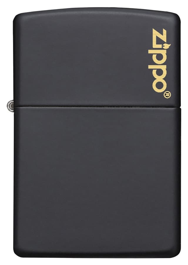 فندک Zippo مشکی مات با لوگو مدل 218-067278 فندک Zippo مشکی مات با لوگو مدل 218-067278