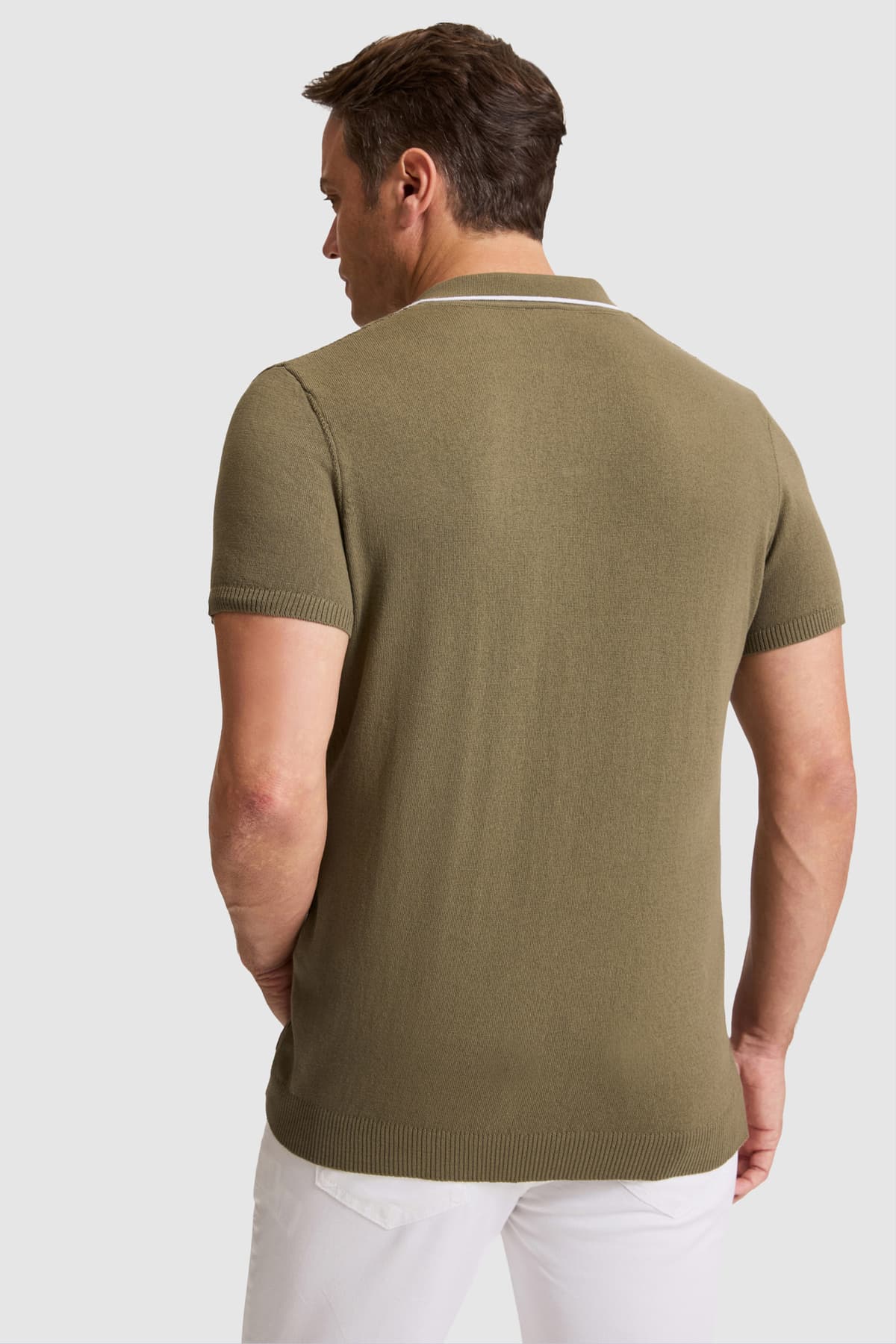تیشرت مردانه U.S. Polo Assn. یقه پولو اسلیم فیت خاکی مدل 50325116-VR027 تیشرت مردانه U.S. Polo Assn. یقه پولو اسلیم فیت خاکی مدل 50325116-VR027