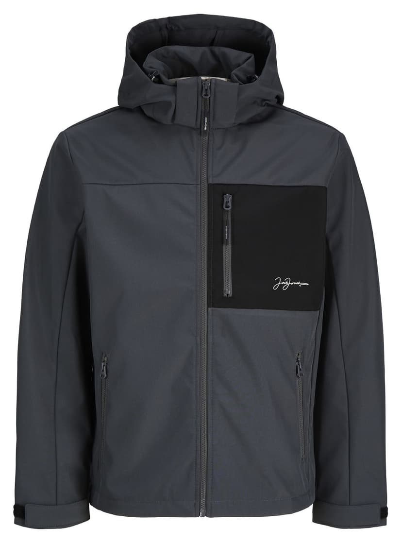 کاپشن سافتشل مردانه Jack & Jones کلاهدار با زیپ مدل Lupo کاپشن سافتشل مردانه Jack & Jones کلاهدار با زیپ مدل Lupo