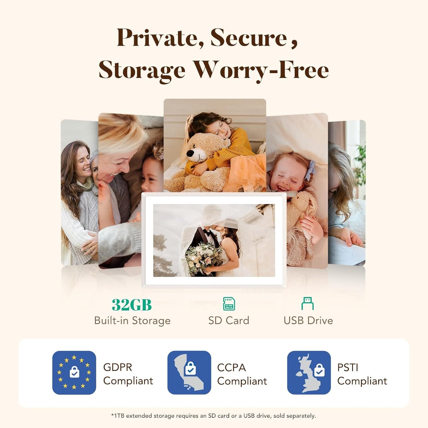 قاب عکس دیجیتال Pexar وایفای 11 اینچ 2K ضدبازتاب 32GB قاب عکس دیجیتال Pexar وایفای 11 اینچ 2K ضدبازتاب 32GB