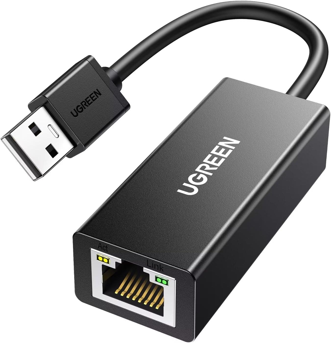 آداپتور اترنت UGREEN USB 2.0 به RJ45 با سرعت 100Mbps مشکی آداپتور اترنت UGREEN USB 2.0 به RJ45 با سرعت 100Mbps مشکی