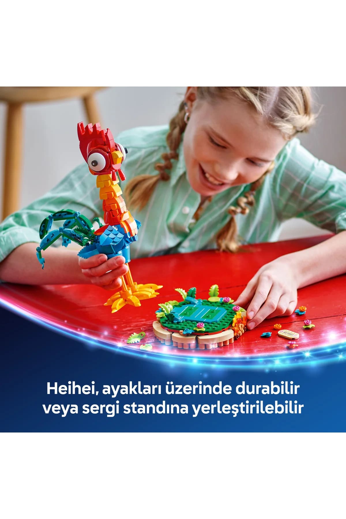 ست ساختنی اسباببازی برای ۹ سال به بالا لگو Disney Heihei مدل 43272 با 566 قطعه ست ساختنی اسباببازی برای ۹ سال به بالا لگو Disney Heihei مدل 43272 با 566 قطعه