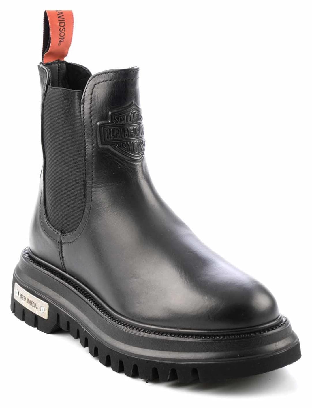بوت زنانه Harley Davidson چرمی مشکی مدل Mourir بوت زنانه Harley Davidson چرمی مشکی مدل Mourir