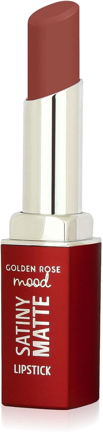 رژ لب مات ساتنی Golden Rose رنگ Burnt Blush مدل No:05 رژ لب مات ساتنی Golden Rose رنگ Burnt Blush مدل No:05