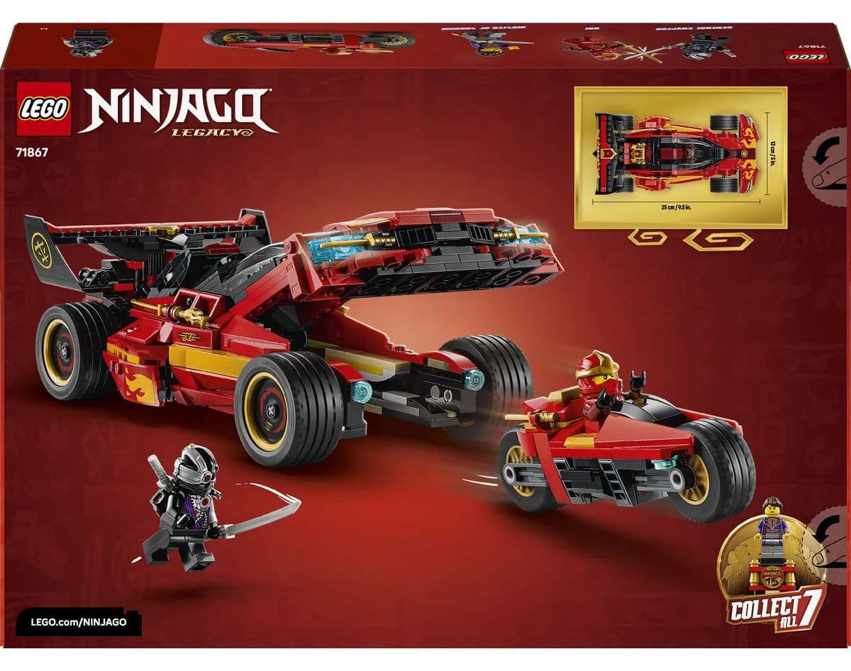 لگو 71867 NINJAGO خودرو X-1 Ninja Turbo ۱۵ سالگی لگو 71867 NINJAGO خودرو X-1 Ninja Turbo ۱۵ سالگی