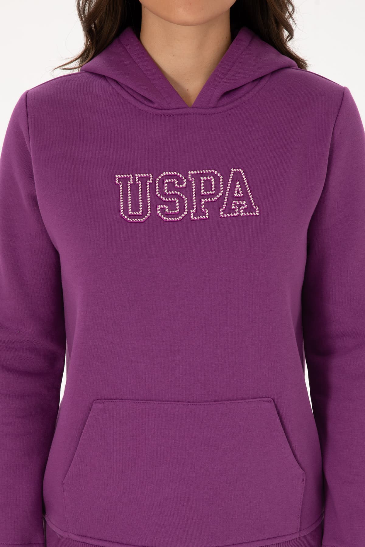 سوئیشرت زنانه U.S. Polo Assn. بنفش کلاهدار شاردون مدل 50313566-VR037 سوئیشرت زنانه U.S. Polo Assn. بنفش کلاهدار شاردون مدل 50313566-VR037