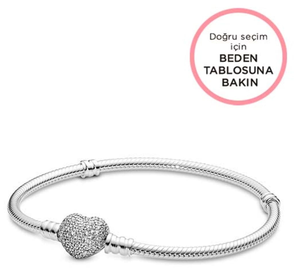 دستبند زنانه Pandora نقره ۹۲۵ مدل Moments Pavé قلب زیرکونیا کیوبیک چارمسازگار دستبند زنانه Pandora نقره ۹۲۵ مدل Moments Pavé قلب زیرکونیا کیوبیک چارمسازگار