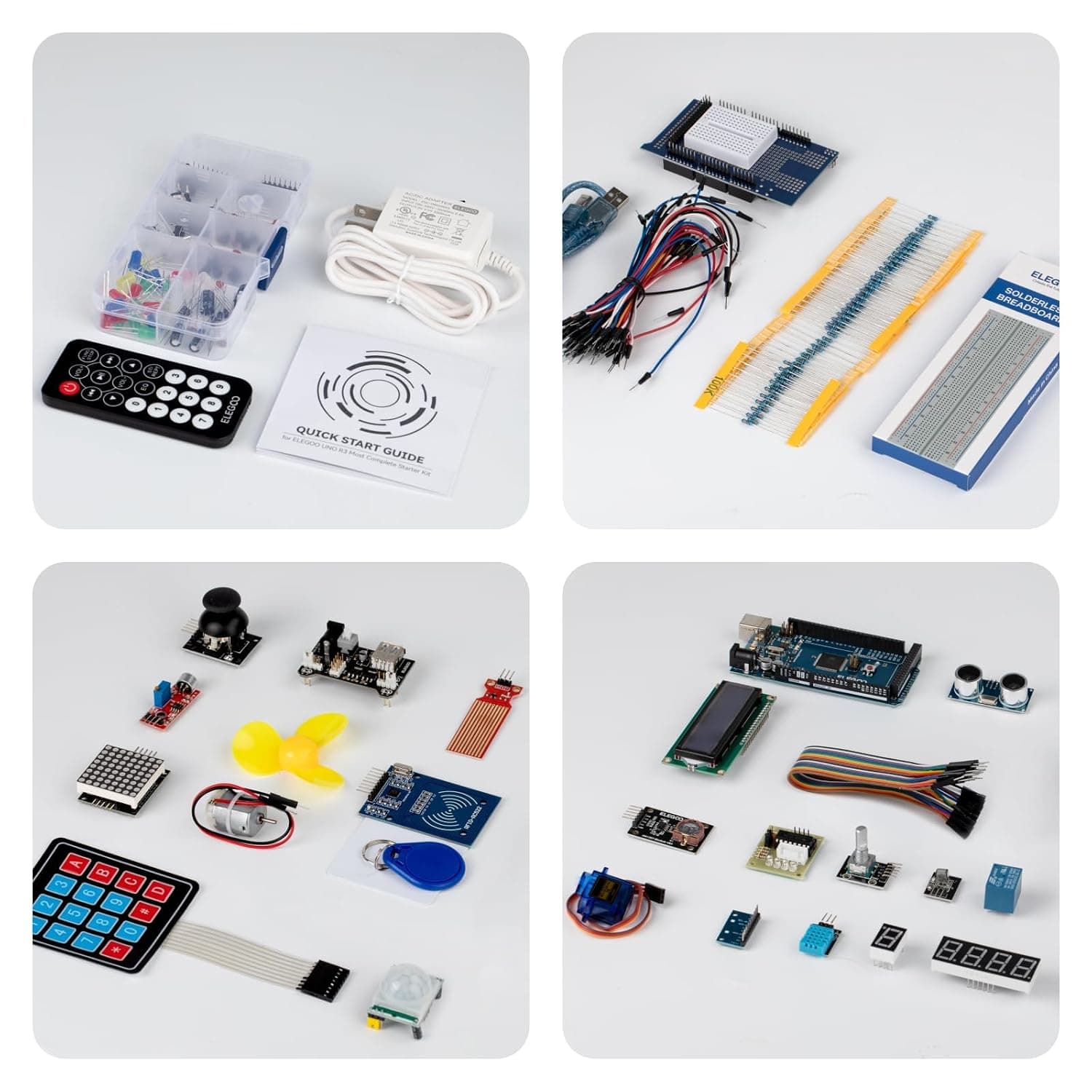 کیت آموزشی شروع پروژه ELEGOO Mega 2560 سازگار با Arduino IDE همراه با آموزش کیت آموزشی شروع پروژه ELEGOO Mega 2560 سازگار با Arduino IDE همراه با آموزش