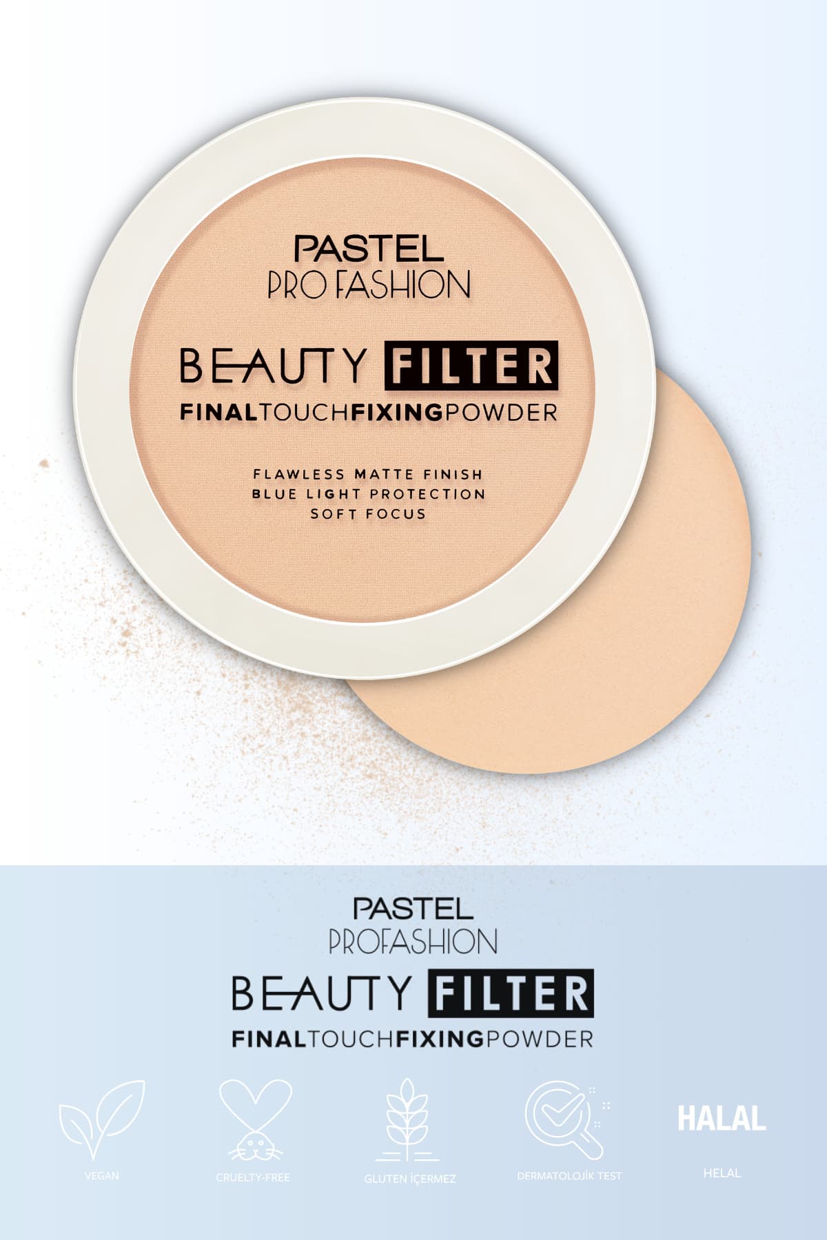 پودر تثبیت کننده Pastel Beauty Filter مدل No 01 پودر تثبیت کننده Pastel Beauty Filter مدل No 01
