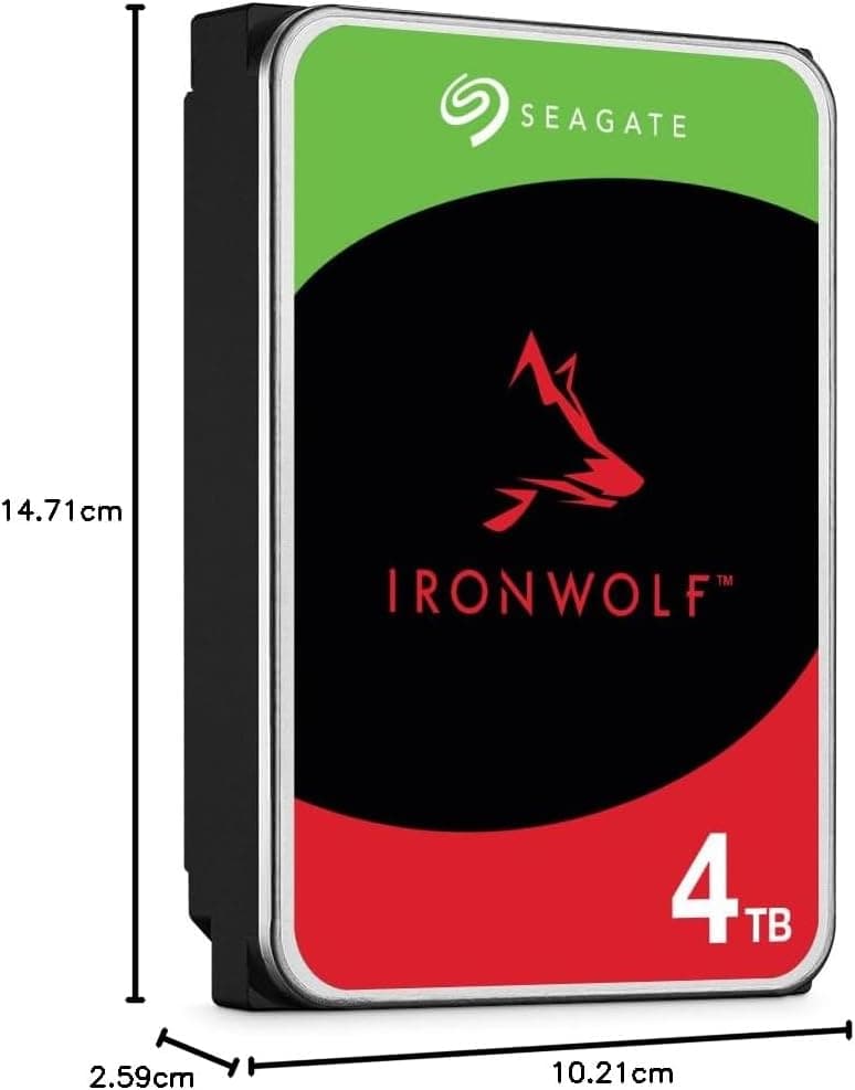 هارد دیسک داخلی NAS برای RAID، Seagate IronWolf، 4TB، CMR، 3.5 اینچ، SATA، 6GB/s، 5,400 RPM، کش 256MB، مدل ST4000VN006 هارد دیسک داخلی NAS برای RAID، Seagate IronWolf، 4TB، CMR، 3.5 اینچ، SATA، 6GB/s، 5,400 RPM، کش 256MB، مدل ST4000VN006